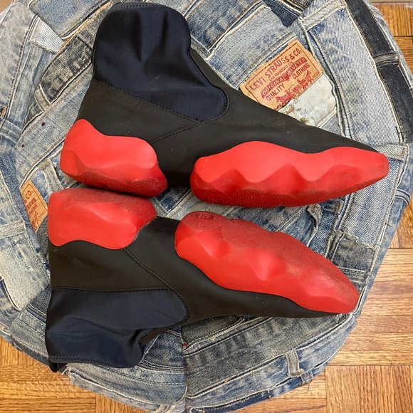 CAMPER 'Dub Sneakers' Black Pull On Ankle Boots Sz 38 Us 7 - Picture 5 of 9